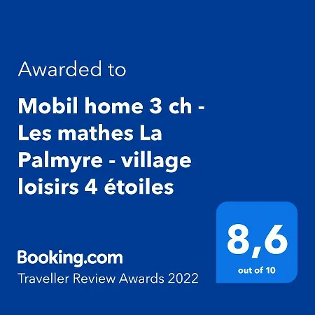 Les Charmettes: Spacious Mobile In 4-star Leisure Village * Les Mathes